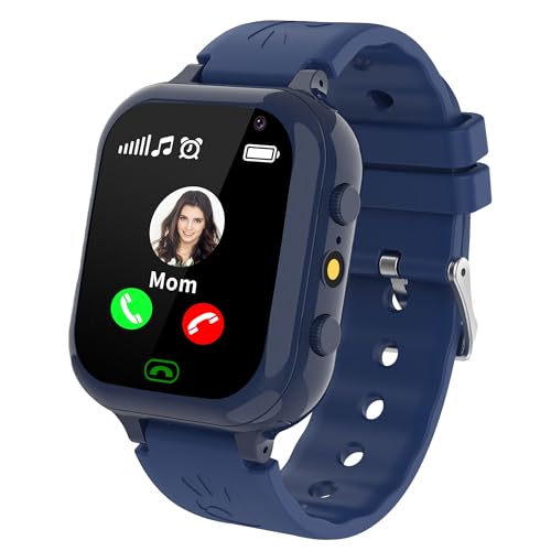 25 Games Kids Smart Watch Boys Girls - Smart Watch for Kids, Kids Phone Watch with Two-way Call Message Camera Music Player Step Counter Video Alarm Clock, Kids Watch Toys Birthday Gifts for 3-12