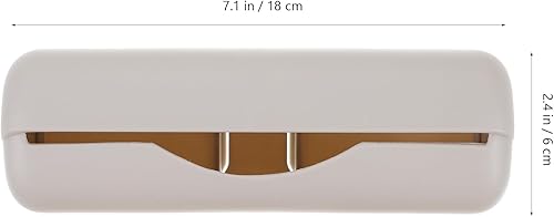 Miniatura 4 de Cabilock Soporte para bolsas de plástico montado en la pared, dispensador de bolsas de basura, soporte para rollo, dispensador de almacenamiento