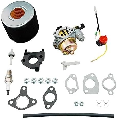 Carburetor Air Filter Spark Plug Kit for GX340 GX390 GX420, Replacement for Honda OEM