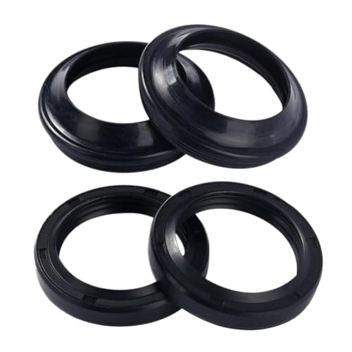 �t�����g�t�H�[�N�I�C���V�[���ƃJ�o�[�ƃX�e�B�[�h 400 600 VLX 400 600 VT600C VT600CD VLX �f���b�N�X 1984 2007 �ɑΉ�(2pcs oil 2pcs dust)
