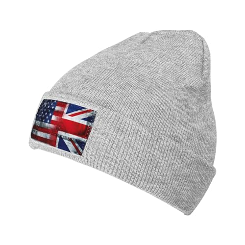WURTON Alliance Togetherness - Gorro de punto unisex con estampado de la alianza, Gris, talla única