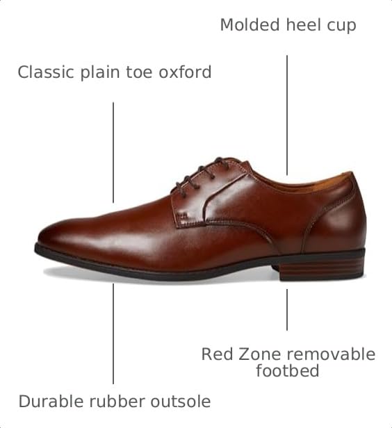 Image of Stacy Adams Mens Lonsdale Plain Toe Oxford