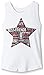 Dream Star Girls' Little Girls' Tank with Elastic At "T" Back and "Bff" Glitter Screen