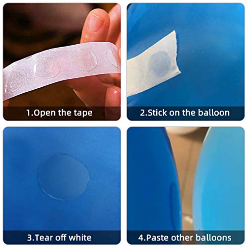 Dsaren 110 PCS kit ghirlanda palloncini arco blu