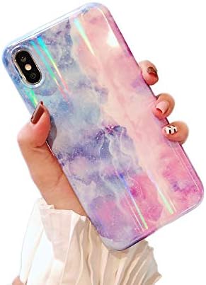 iPhone XR - Marble Blue GD-MARBLE-IPHONE-XR-BLUE-PURPLE: Buy Online at Best Price in UAE