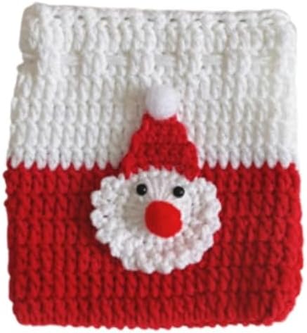 Candy Bag Canvas with Drawstring 3Pcs (3Santa Claus)