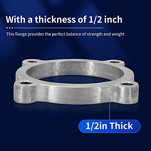 Brida de turbocompresor con 1,27 cm de grosor de acero suave soldable para GT Series T3 4