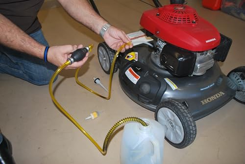 image for GasTapper Fuel Transfer Pump - 6 Ft Siphon Pump for Gas, Water, Oil, F