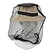 SPYMINNPOO Net, Mesh Fly Gnats Screen for Outdoor Hiking Fishing Camping(Black)