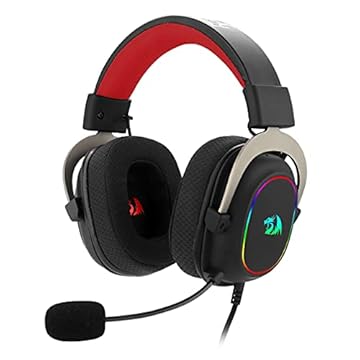 Headset Gamer Redragon Zeus X RGB USB 7.1 Surround Sound Virtual H510-RGB, Preto