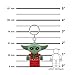 LEGO Star Wars The Mandalorian Key Light - Grogu Holiday Sweater (KE208AH), Extra-Large 2.25 Inch Tall Figure