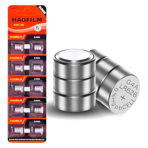 HAOFILM 3LR626，3AG4，3X377 Advanced Alkaline Battery, 4.5V Round Coin Cell Battery, for Laser...