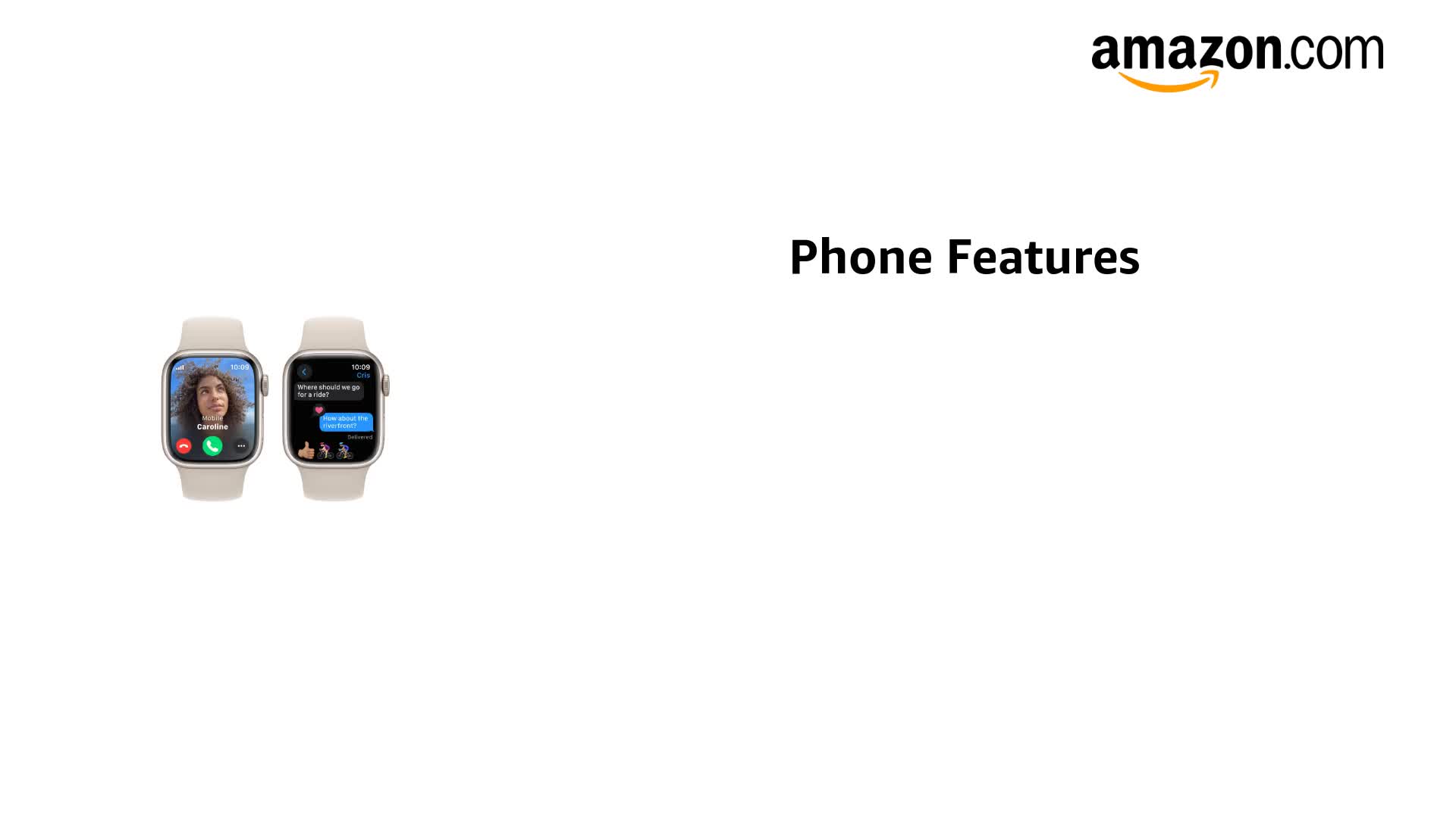 Amazon.com: Apple Watch Series 9 [GPS + Cellular 41mm] Starlight 