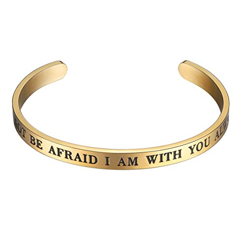 PROSTEEL Gold Bangle Bracelets for Women Teens Jewelry Fashion Bracelts Adjustable Inspirational Bracelets for Women