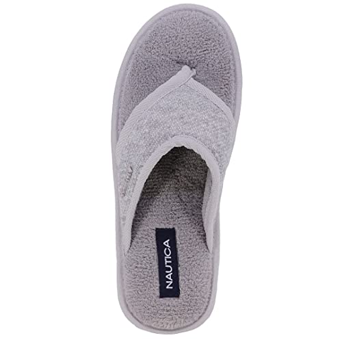 Nautica Women's Slipper Fluffy Warm Slide Indoor Outdoor Strap Sandal4