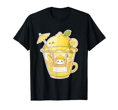 Divertido diseño de taza de limonada Kawaii para niños y niñas Camiseta