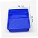 DIYEAH Storage Container for Home Paint Roller Handy Painting Roller Container Painting Roller Pan Paint Trays Tools Paint Brush Rollers Tool Tray Storage Plate Blue