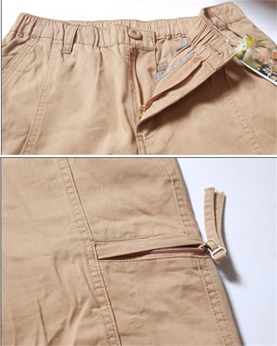 GPCHAN Men's Cargo Pants with Pockets Hiking Sweatpants Casual Athletic Jogger Sports Outdoor Trousers Relaxed Fit4