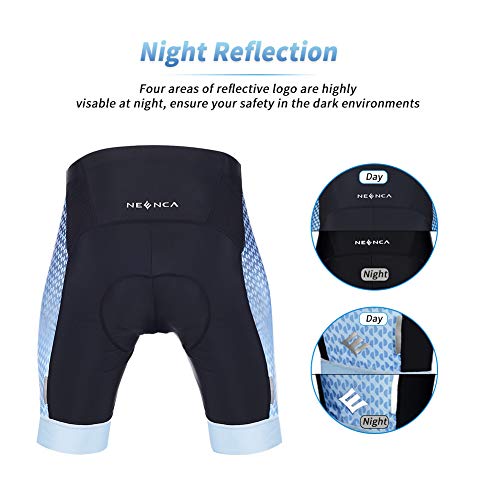 image for NEENCA Men's Bike Cycling Shorts with 4D Sponge Gel Padded, Cycling Un