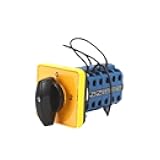 SZW26/LW26-20 D307.5GL 20A 5 Poles Equipment Transfer Manual Selector 3 Positions 1-0-2 Cam Switch 48x48mm Controls Switches
