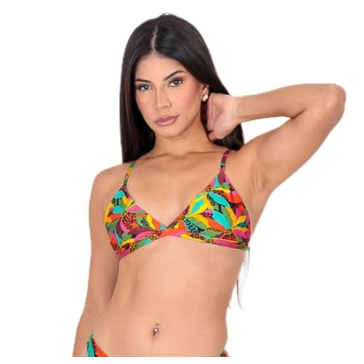 Biquíni Top de Praia Triângulo com Bojo Removível Malawi