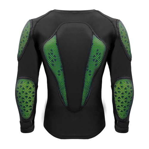 Camicia per Armatura da Moto, Protezione Ottimale, Armatura Completa per Moto Traspirante per Sci, Ciclismo, Pattinaggio (L)