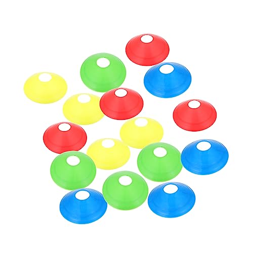 Garneck Football Training Discs 12pcs Obstacle Plates Pe Material Training Tools