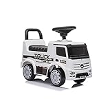  PL Ociotrends- Mercedes Truck ACTROS White- con Sonidos d 1 a 3 años- Peso MAX 25 Kg, Multicolor (PT656)