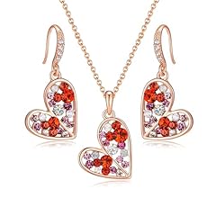 Red Main Crystal/Rose Gold-tone