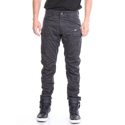G-Star Raw Men's Rovic Zip 3D Tapered Fit Pant In Lt Wt Left Hand Twill Raven