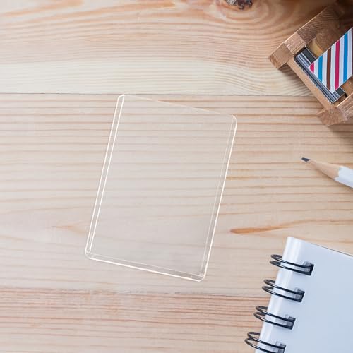 Pack de 25 fundas transparentes de PVC para proteger tarjetas de identificación con comodidad 5