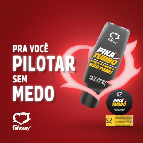 Retard Gel Retardante Masculino Para Evitar Ejaculação Precoce e Demorar Mais a Gozar - PIKA TURBO S