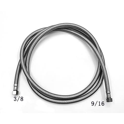 BIGCOWs Bidet Verlängerungsschlauch 2-Meter 3/8×9/16