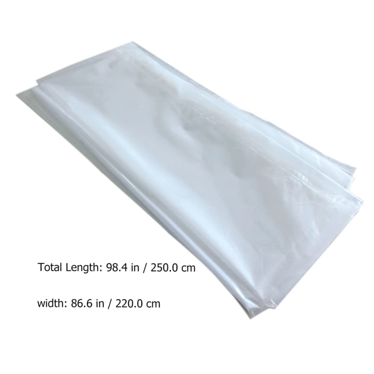 Garneck Coprimaterasso Autoadesivo in PE A 2 Strati per Trasloco Letto (220x250 Cm)