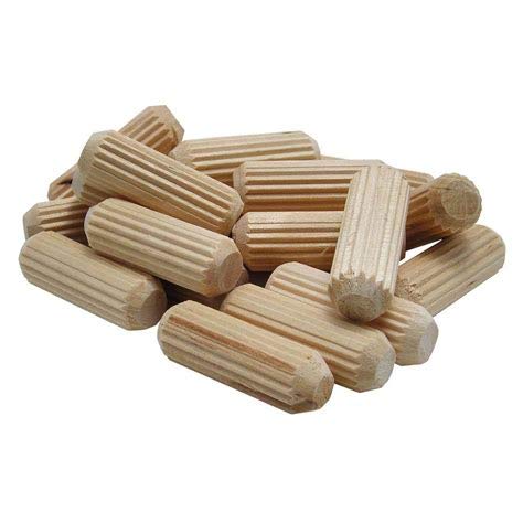 Chevilles en bois cannelé 5 mm x 30 mm Lot de 25