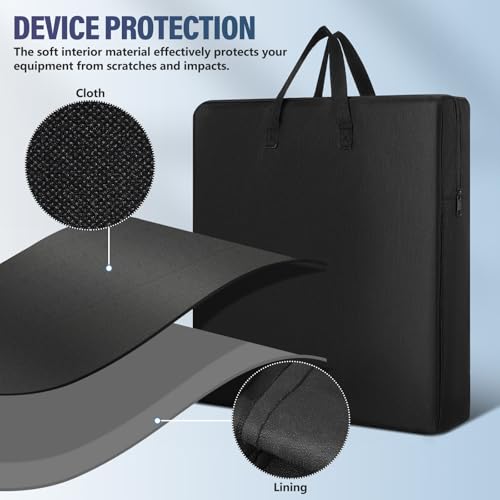 Bolsa para anillo de luz de 18 pulgadas ideal para creadores de contenido de viaje 3