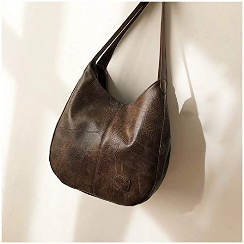 Bolsa de Mão Feminina Vintage Bolsa de Ombro Morashop (Café)