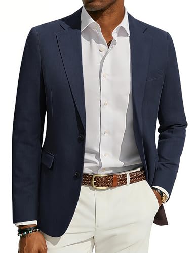 PJ PAUL JONES Blazers Blazers Smart Blazer Vestes Décontractées Business Sport Manteaux, bleu marine, XL