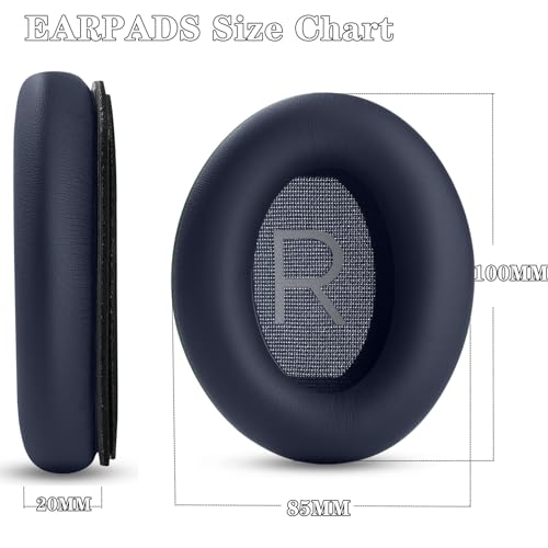 Coussinets Bose QC45 QC35 usés ? Réparez votre casque en cuir bleu