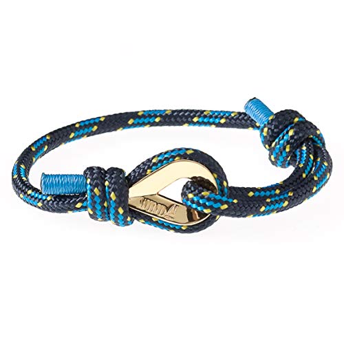 Preisvergleich Produktbild Wind Passion Höchste Qualität Nautic Seil Maritim Dunkelblau Herren Armband