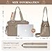 Imagen de VOBUKE Bolso Bandolera Mujer Grande Casual Tote Bag Nailon Handbags Ligero Bolsos de Hombro con Múltiples Bolsillos Crossbody Mujer con Correa Ajustable para Shopper Viajes