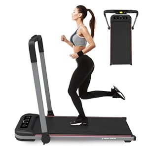 Elektrische loopband voor thuis, kantoor, joggen, hardlopen, ultraplat, smal, fitness, workout, Walden