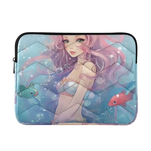 Funda para portátil de 13-14 pulgadas tipo sirena miniatura 1