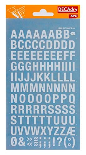 1770 Pezzi/15 Fogli Autoadesivi Con Lettere Piccole (13 Mm), In - Foto 7