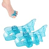 ToePal: Gel Toe Separator & Toe Stretcher for Yoga, Walking and Dancing. Instant Therapeutic Bunion Relief, Toe Alignment for Women and Men