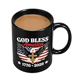 Genérico Taza De Café, Cerámica Patriótica 350ml Para Aniversario, Taza Estados Unidos, Hogar Oficina Adultos Fiestas Celebración Familiar