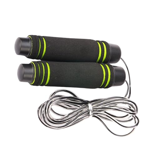 Cuerda de saltar de longitud ajustable para entrenamiento de fitness y resistencia con mango de espuma antideslizante para adultos y niños