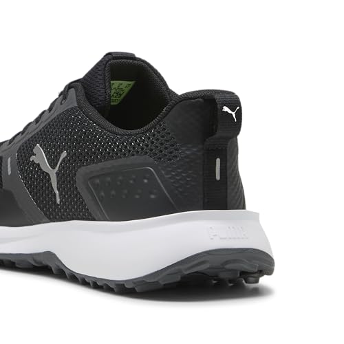 Puma Golf Men's Fusion Grip 6 Golf Shoe, Puma Black-Asphalt, 10.5 - Image 5