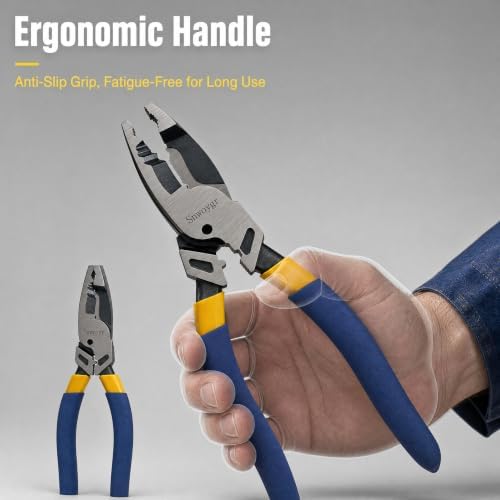 6" & 9" Multi-Function Screw Extractor Pliers, Upgrade Non-Slip Screw Removal Tool, Extracts Stripped, Broken, Rusted Screws,Screw Pliers for Tightening, Loosening and Gripping Nuts and Bolts — view 8