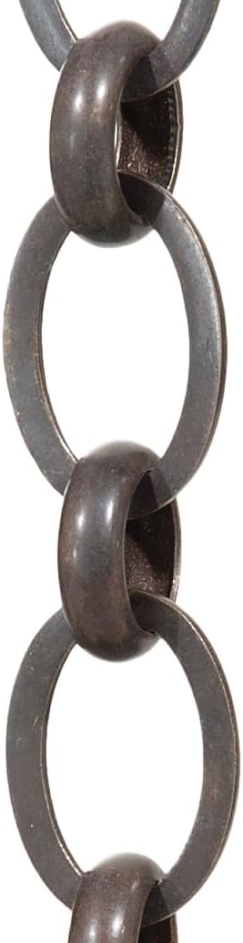 B&P Lamp® Hand Made Oval Chain, Antique Finish
